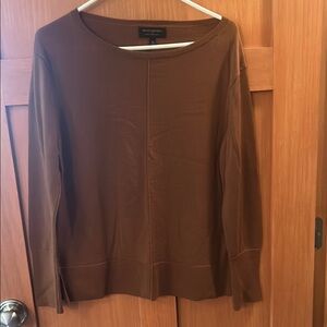 Banana Republic Brown Blouse Long Sleeve Classic